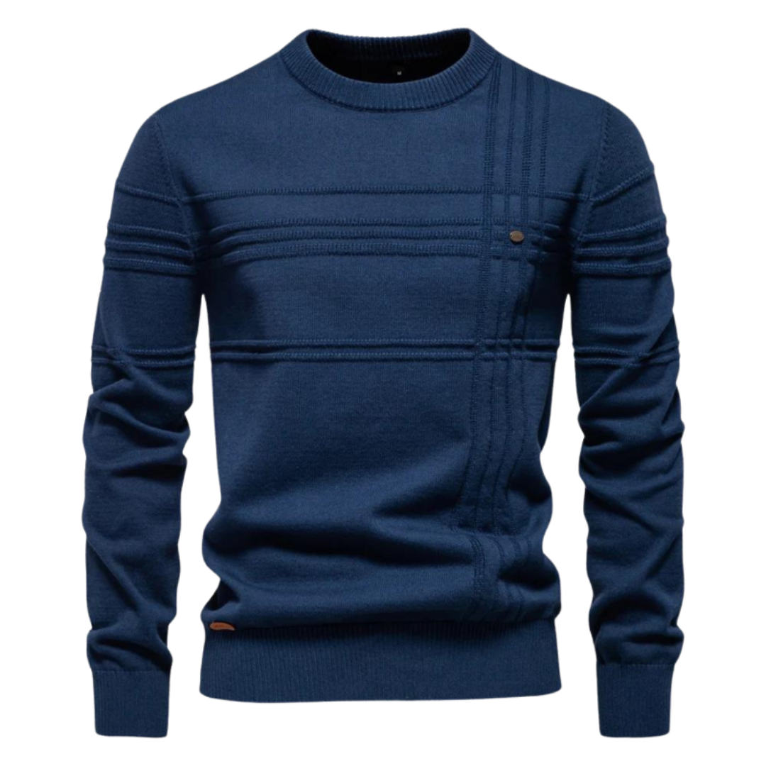 De Lorenz | Premium Herenpullover met Ruitpatroon