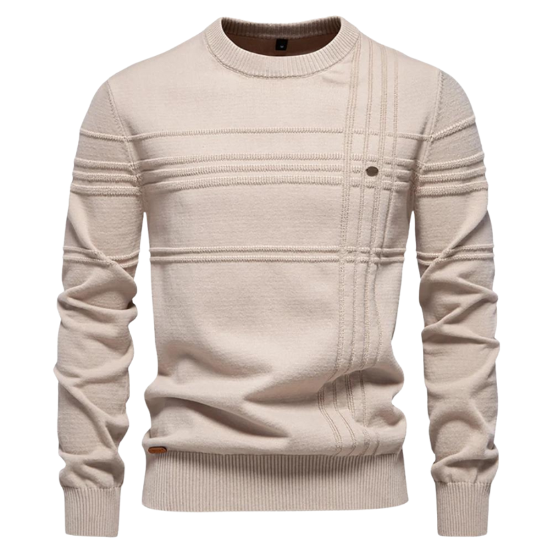 De Lorenz | Premium Herenpullover met Ruitpatroon