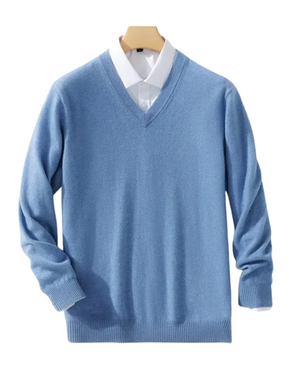 Elegante trui met V-hals