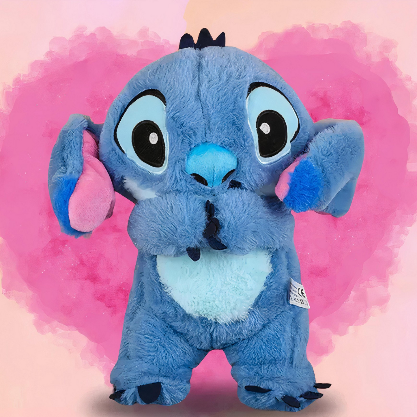 Grote Stitch Knuffel (Lilo & Stitch) - Zachte Pluche Knuffelbeer Blauw