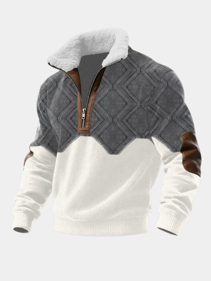 Finn | Gebreide Half-Zip Wintertrui