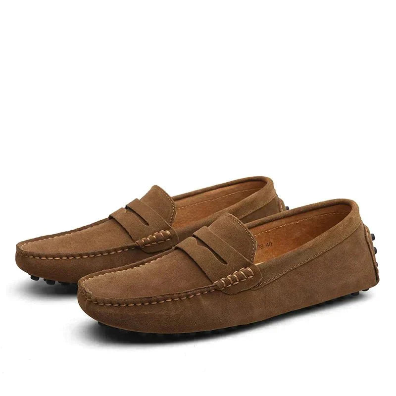 Aron klassieke spijkerbroek voor heren, vooraanzicht, donkerblauw denim.