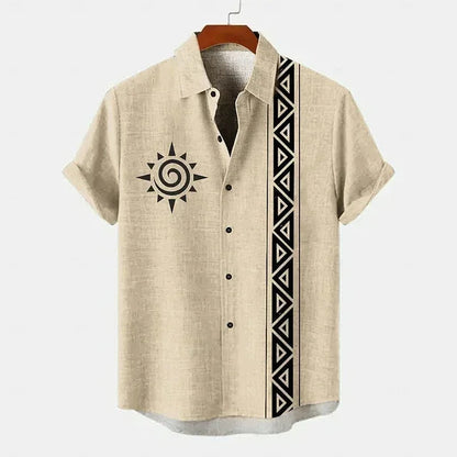 Vintage shirt met korte mouwen