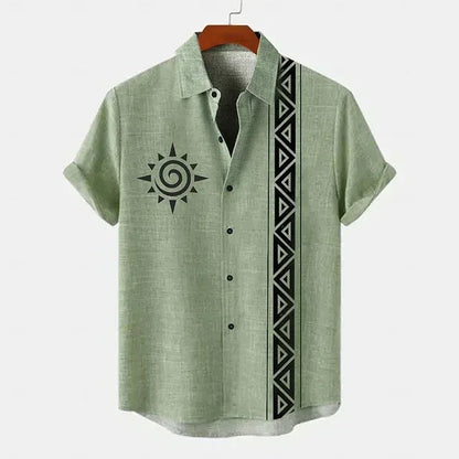 Vintage shirt met korte mouwen