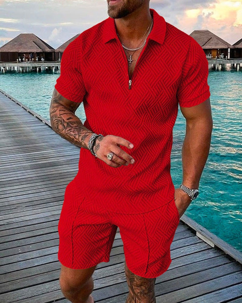 Enzo kleding set in een heldere kleur, perfect voor zomerse dagen.