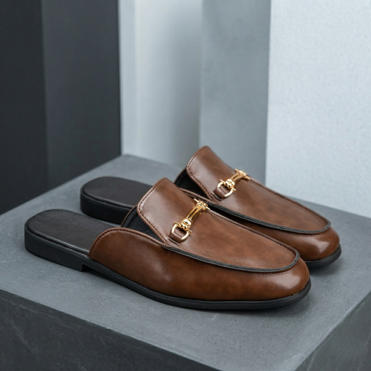Zalecta | Luxe Leren Mules