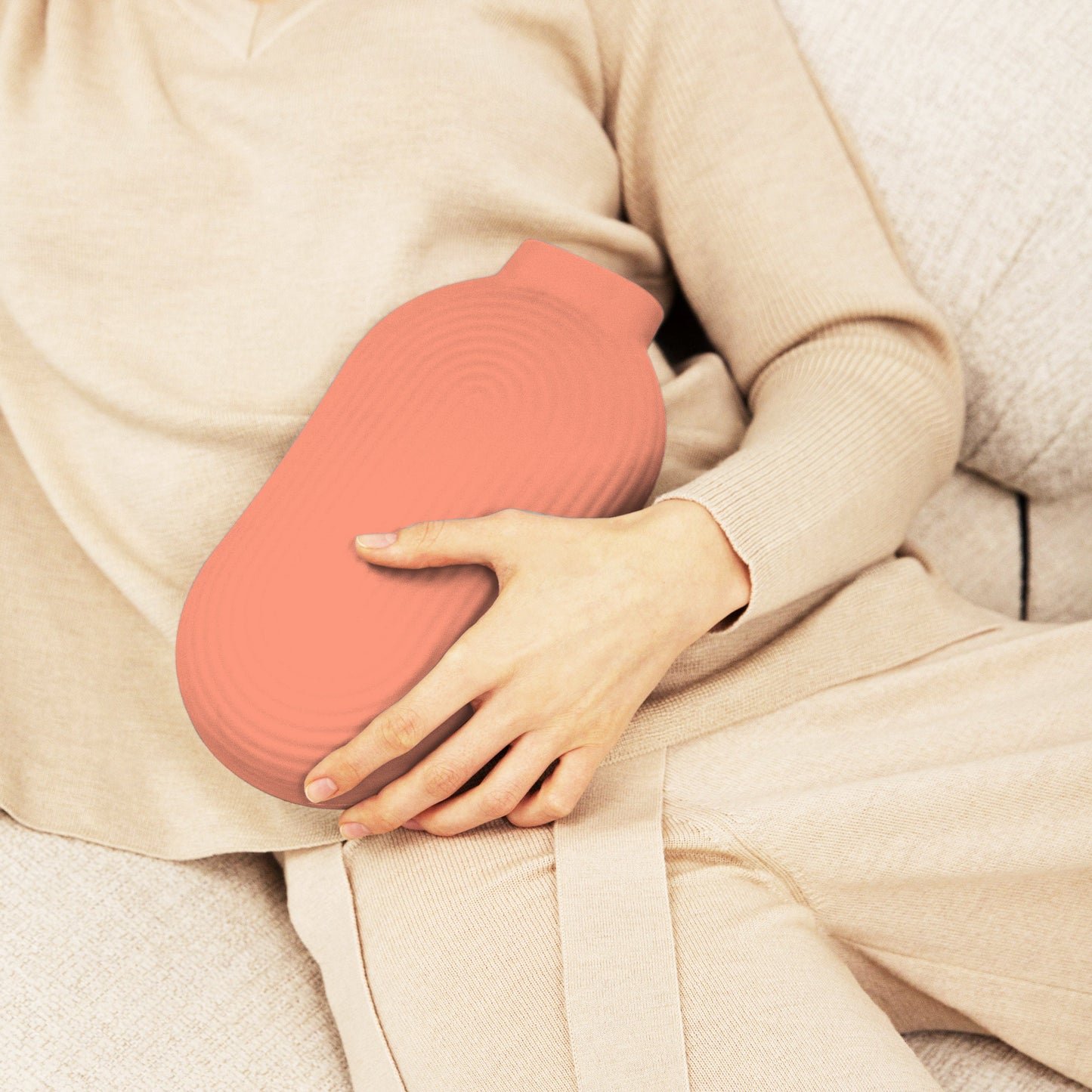 Vaerm Elektrische Warmwaterkruik - Oplaadbare Handwarmer met Zachte Hoes