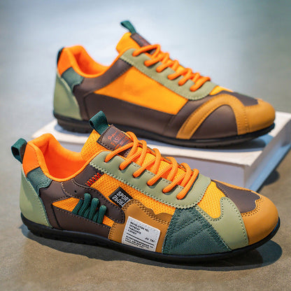 Een paar Florian herenschoenen in verschillende kleuren, naast elkaar gerangschikt.