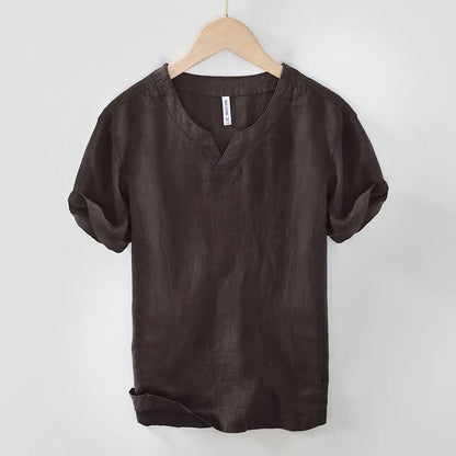Lars - Relaxed V-hals shirt