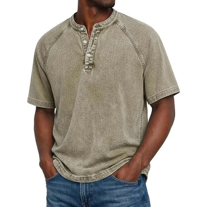 Zalecta | Vintage Henley Shirt
