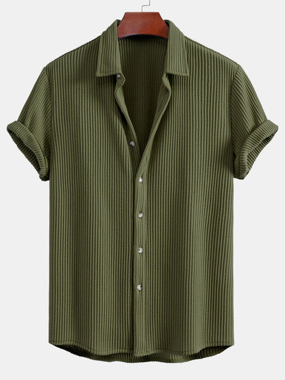 Waffle Knopshirt