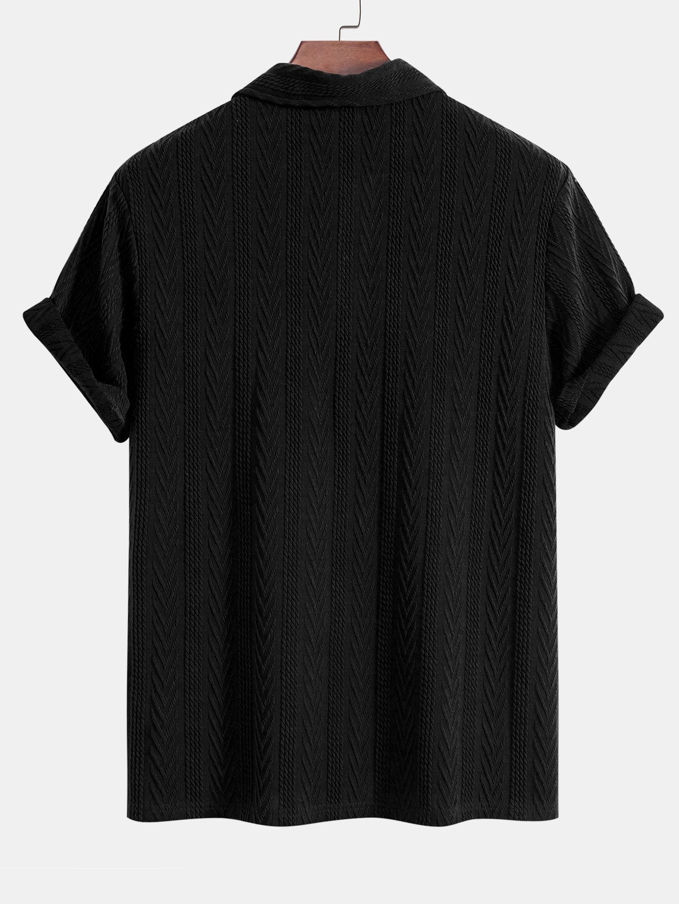 Gebreide Geometrische Jacquard Polo