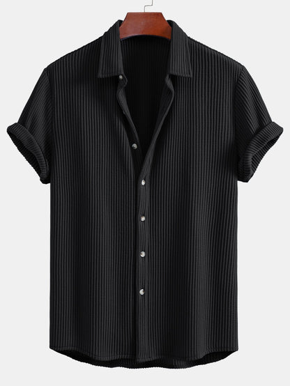 Waffle Knopshirt