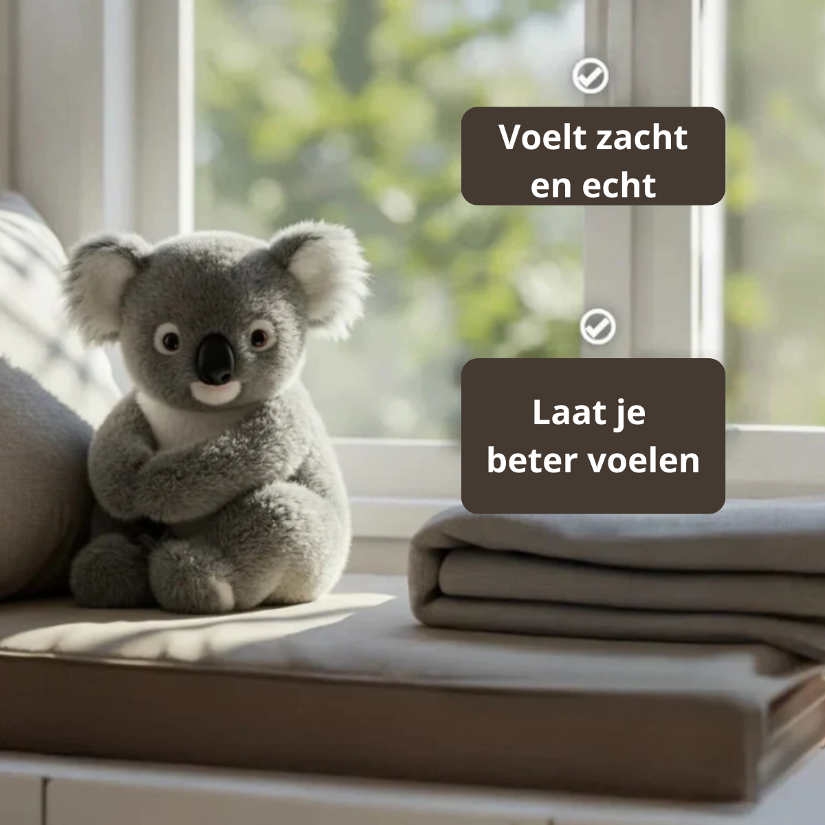 Koaly Rustgevende Koala Knuffel - Angst Verlichtende Knuffel