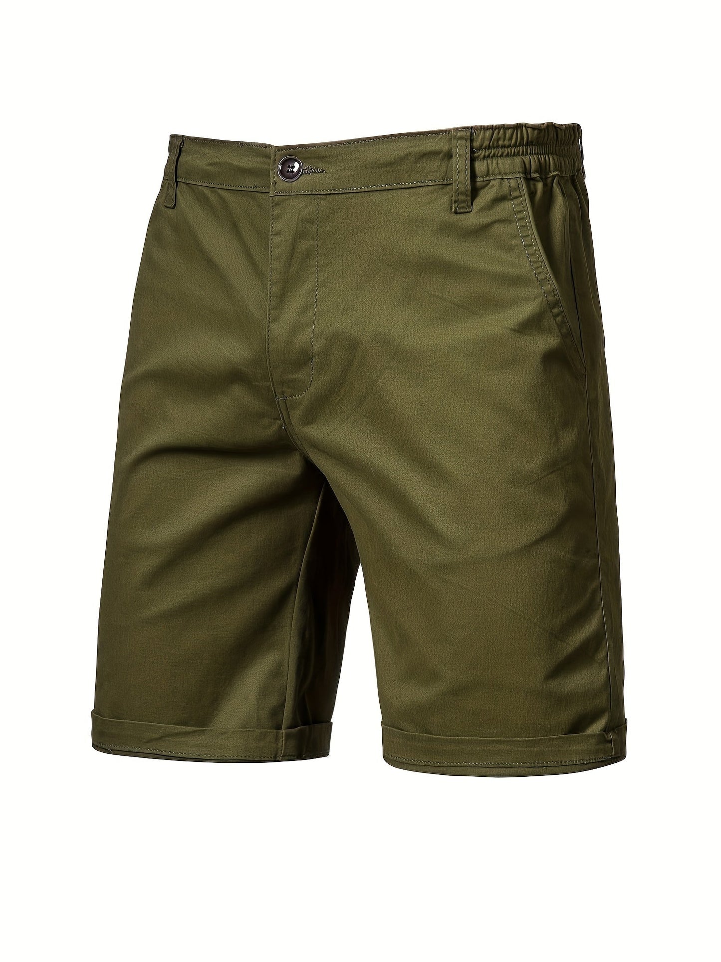 Zwarte katoenen shorts, gestyled met een wit T-shirt, voor een tijdloze outfit.