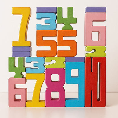 DigiBricks Educatieve Bouwblokken - Reken & Cijfer Blokjes voor Kinderen