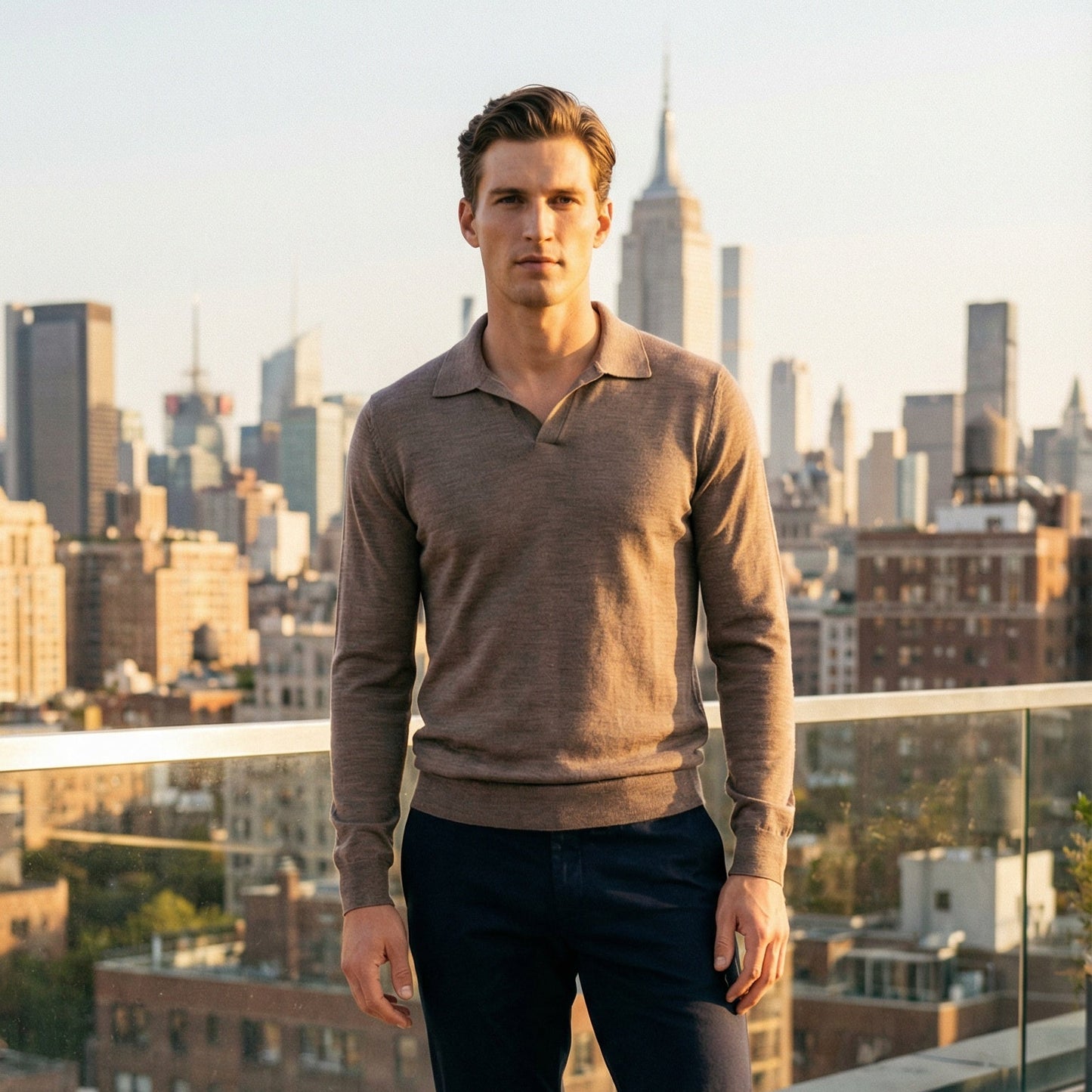 Zalecta | Luxe Gebreide Polo