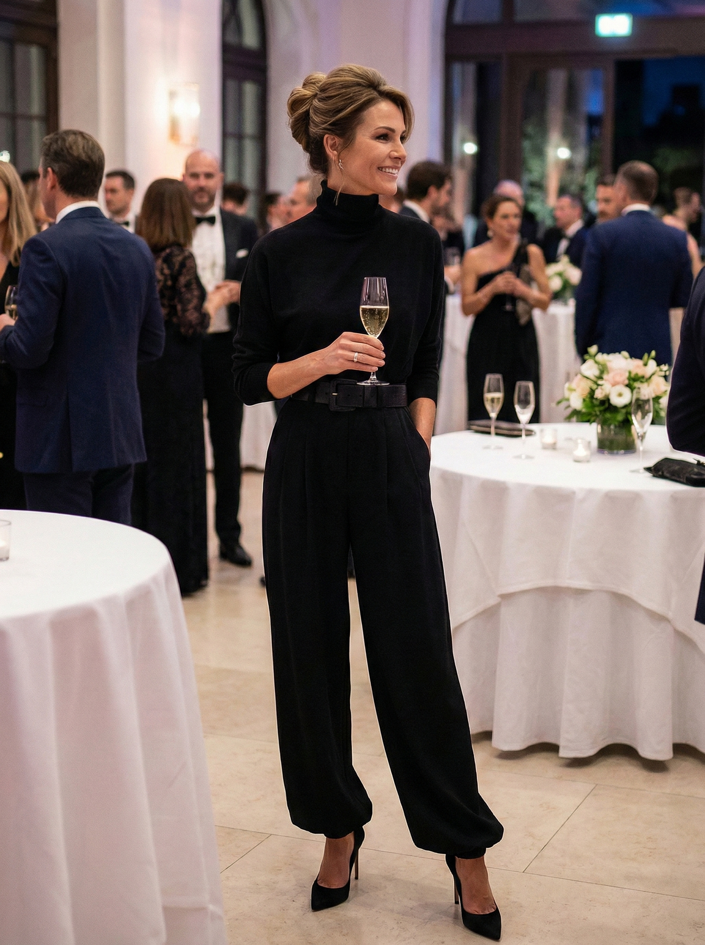 Livia | Jumpsuit met Hoge Hals