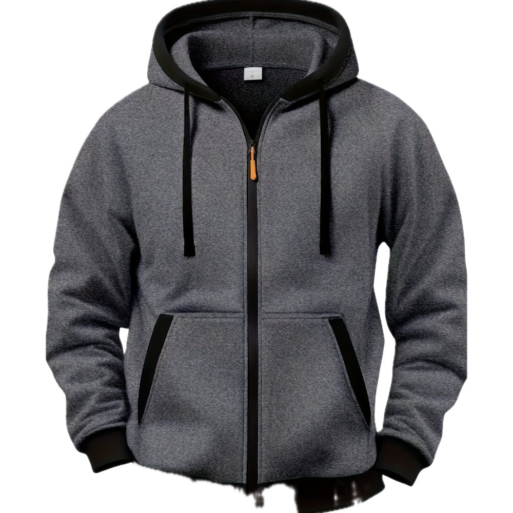 De Anya hoodie in een levendige kleur, op een hanger, toont de textuur van de stof.