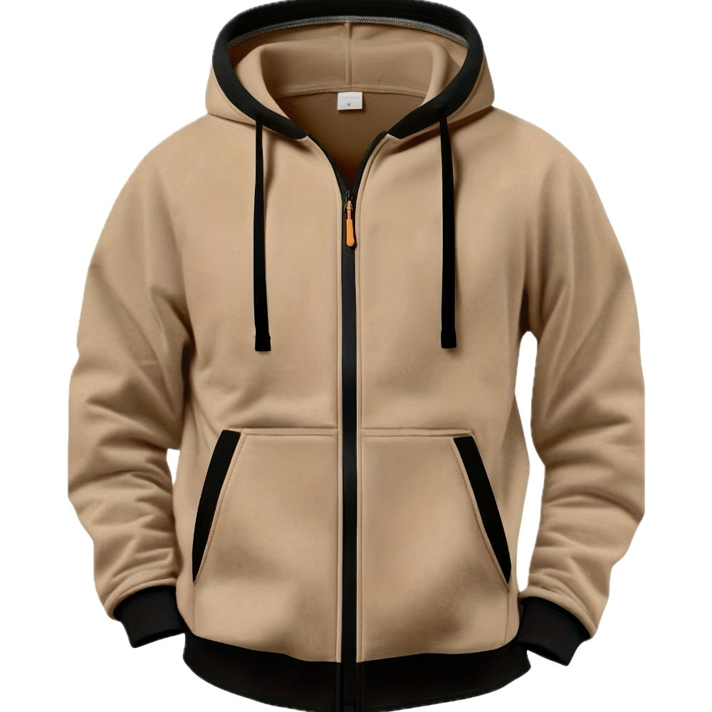 Detail van de capuchon en het trekkoord van de comfortabele Anya dames hoodie.